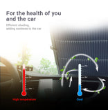 Car Windshield Sunshades Curtains for Car Sun Visor Front Windshield Sun Shade Protection UV Blocking Cooling In-Car Temperature